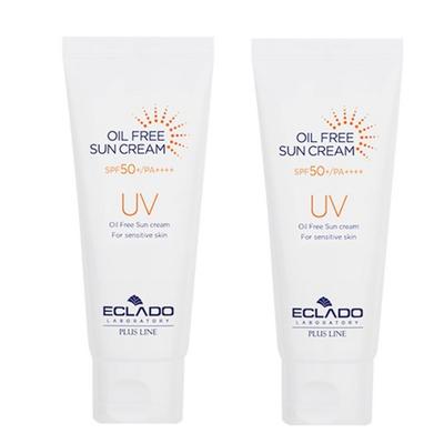 [1+1] UV Crema solare senza olio 70g (SPF50+ PA++++) La migliore adesione senza appiccicosità o patina bianca!, 2 pezzi