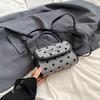 Bow bag women's 2025 summer shoulder messenger bag high-end portable square bag