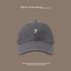 Sunscreen Baseball Cap Korean Style Cotton Peaked Hat Fashion Embroidered 7 Cap  Girls