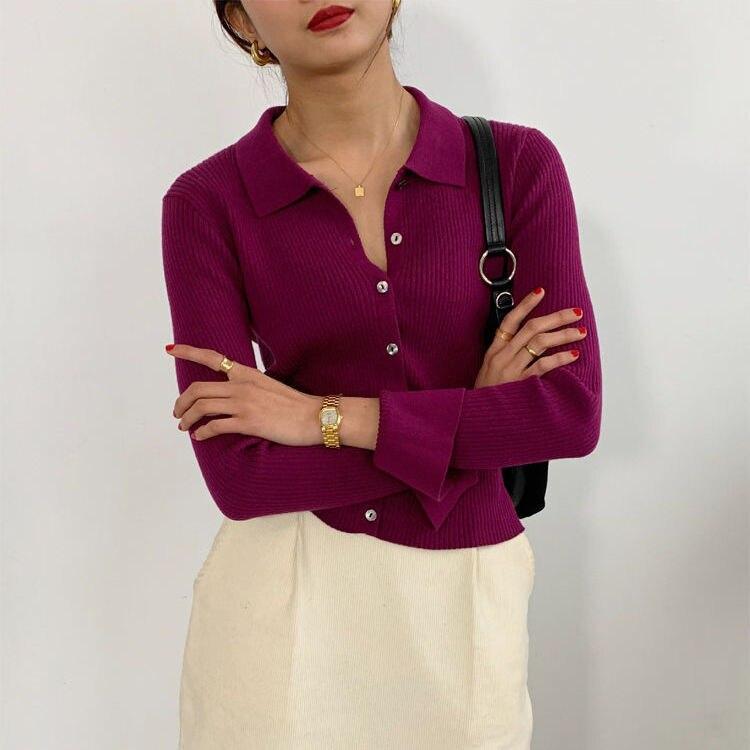 Buy Spring Summer Autumn Knitted Jacket 