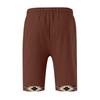 Men's Cotton And Linen Solid Color Lace-up Sweatpants Men's Shorts Casual Pants