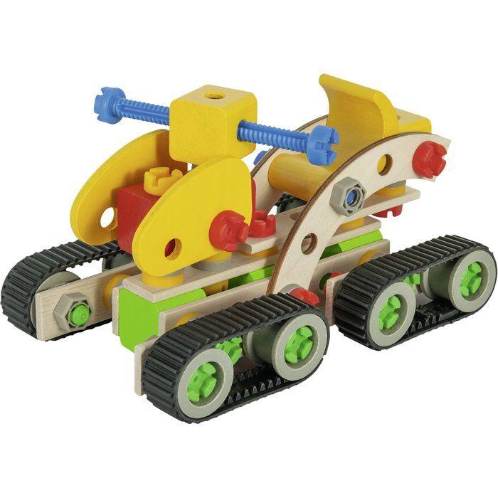 HEROS Constructor - Pelleteuse a construire - En bois 100 % certifié FSC - 170 pieces - Des 6 ans