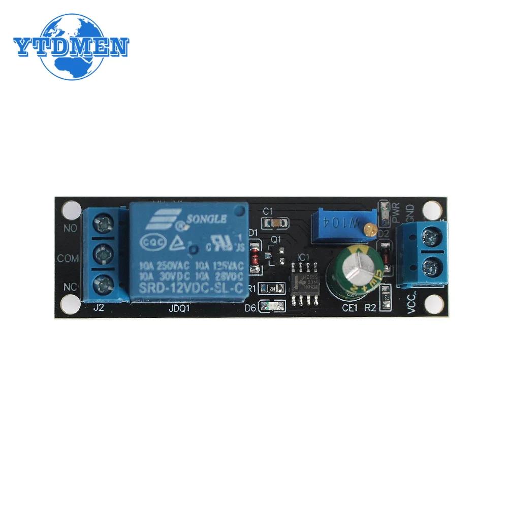 1PCS DC 5V 12V Time Delay Relay NE555 Time Relay Shield Timing Relay Timer Control Switch Module