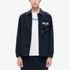 Fila Letter Logo Sports Casual Jacket Men Outerwear Black F11M229402F-BK