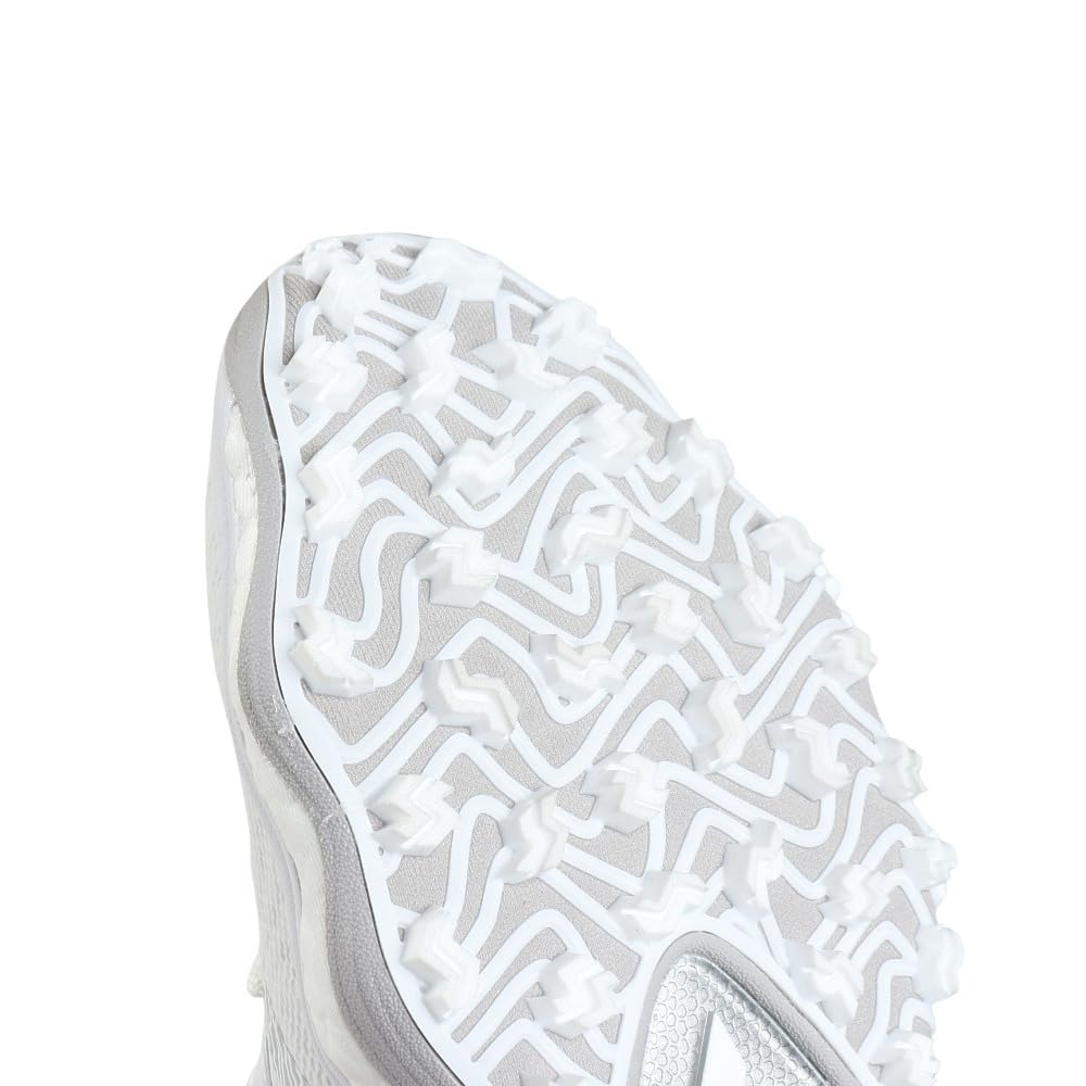 Golf Shoes Code Chaos 25 Footwear Two Cm 2E [Adidas Golf] Women's White/Silver Metallic/Gray 24.0