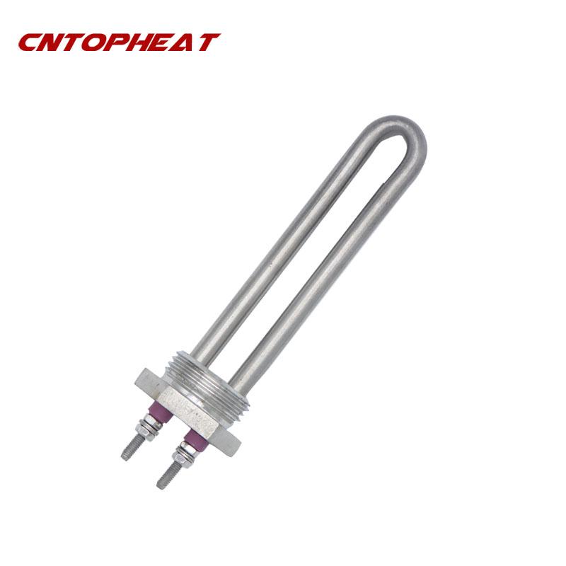 DN25 Heater 220V 300W/500W/800W/1000W Stainless Steel Immersion Water Heating Element with 1 BSP Thread 32mm 220V