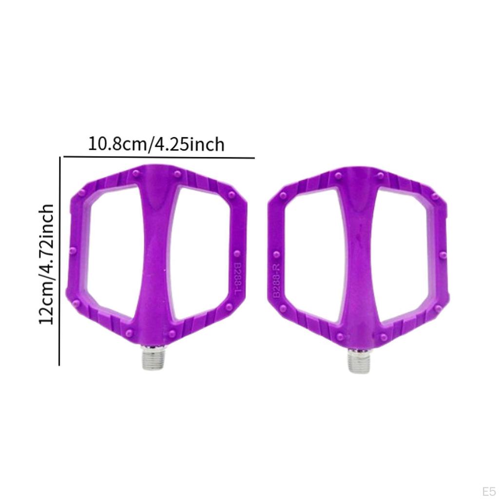 2 Mountain Bike Pedals, Platforms, Cycling Parts, Aluminum Alloy