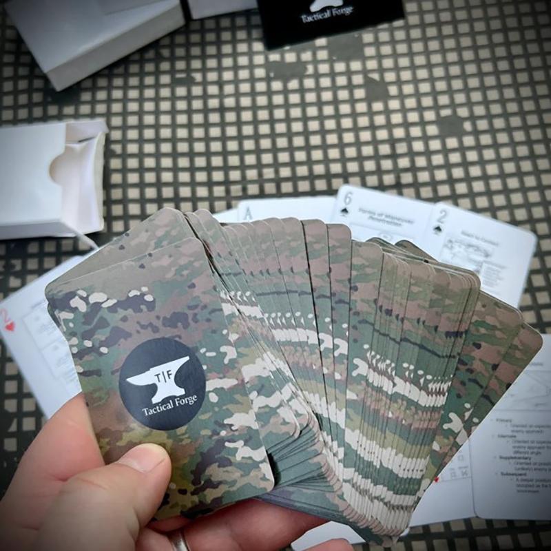 Taktisches Wissenspielkarten - Kartendeck für Veteranen & Strategie-Enthusiasten - Taktische Fähigkeiten entwickeln
