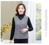 Camel Down Cotton Vest for Women - Autumn & Winter Versatile Shoulder Warmer for Middle-aged & Elderly Moms