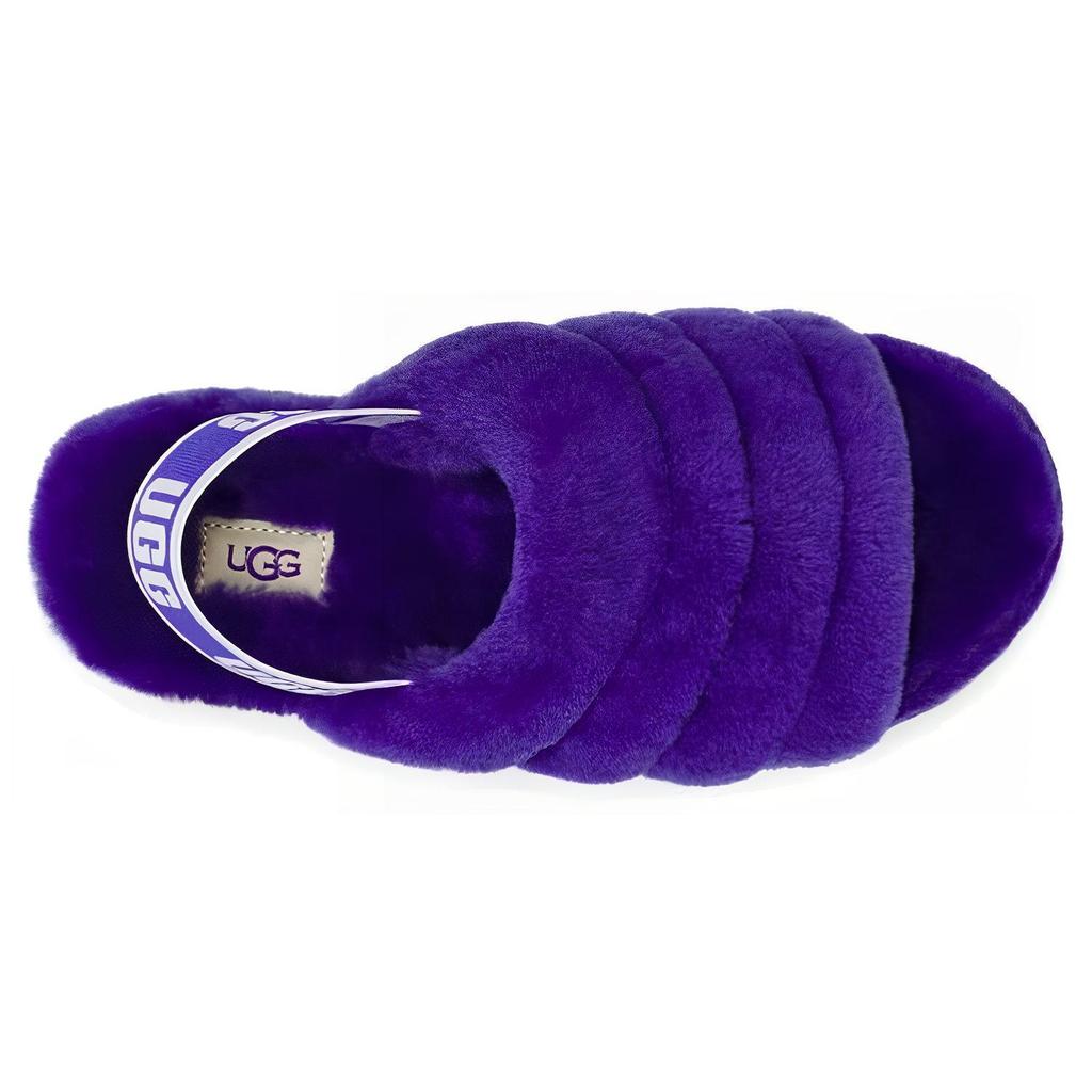 UGG Fluff Yeah Slide Minimalista Suela Gruesa Morado Mujer 1095119-VNGH
