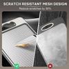 1pc Kitchen Stainless Steel Cutting Board Food Grade Double Sided Chopping Board Anti-Slip Silicone Edges Wheat Straw Board