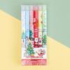 Creative Christmas Cartoon Click Gel Pen - Black Ink Signature Pen for Students