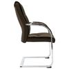 VidaXL Chaise de Bureau Cantilever Fauteuil de Bureau avec Accoudoirs Chaise pour Office Siège de Bureau Maison Intérieur 289338