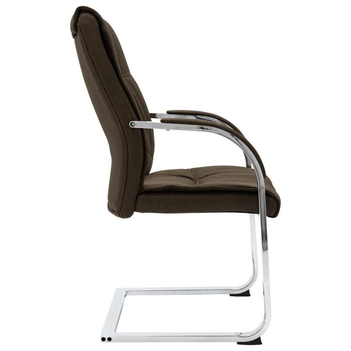 VidaXL Chaise de Bureau Cantilever Fauteuil de Bureau avec Accoudoirs Chaise pour Office Siège de Bureau Maison Intérieur 289338