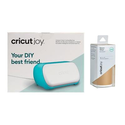 Cricut Joy Cutting Machine + Gold Permanent Vinyl 304.8 X 13.9 Cm