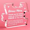 1pc Acrylic Puzzle Mother's Day Gift Transparent Decoration Home Office Desktop Decoration