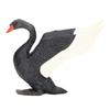 Black Swan Figurine Lifelike Appearance Eco Friendly PVC Stimulate Imagination Black Swan Toy for