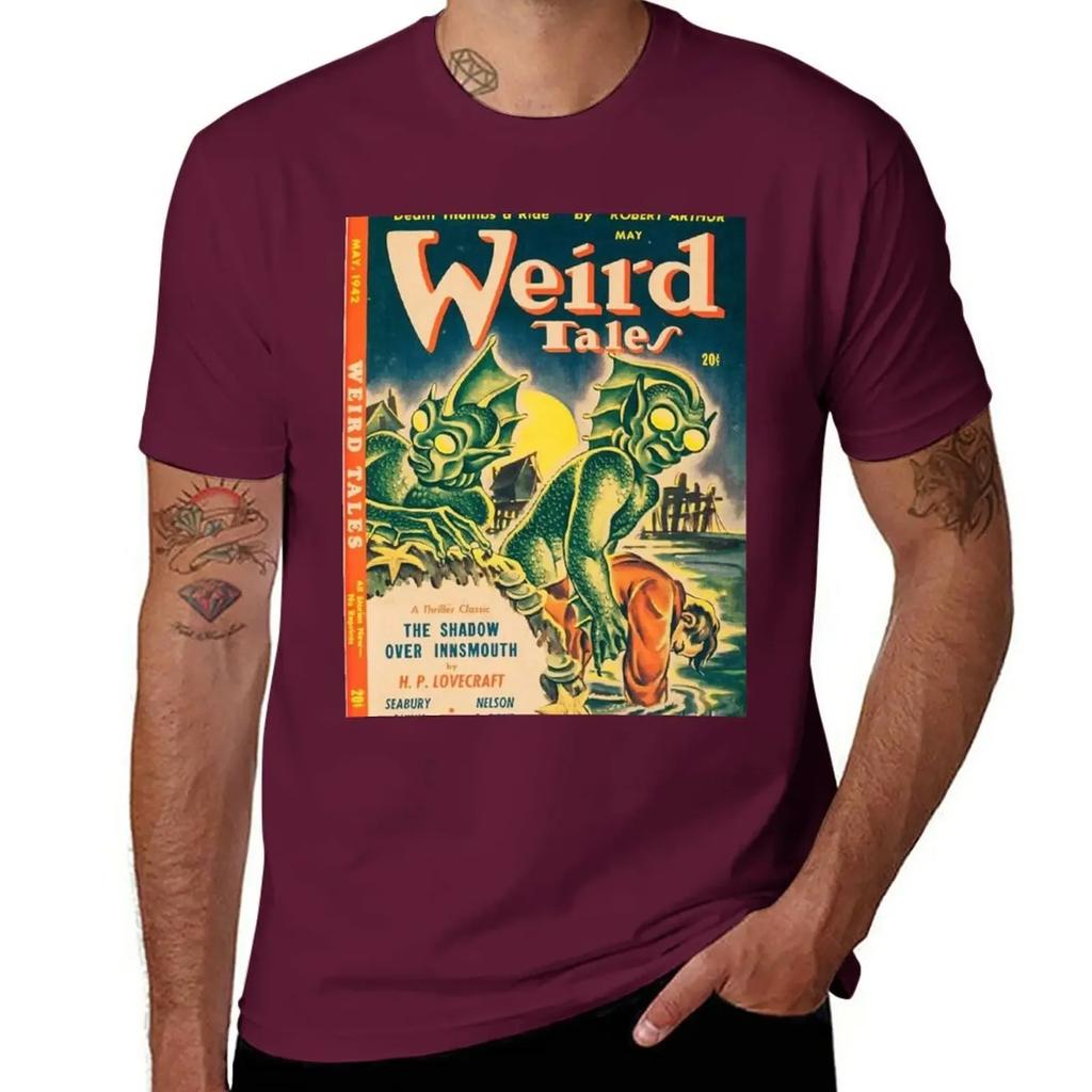 Weird Tales T-Shirt tops customizeds Blouse mens cotton t shirts