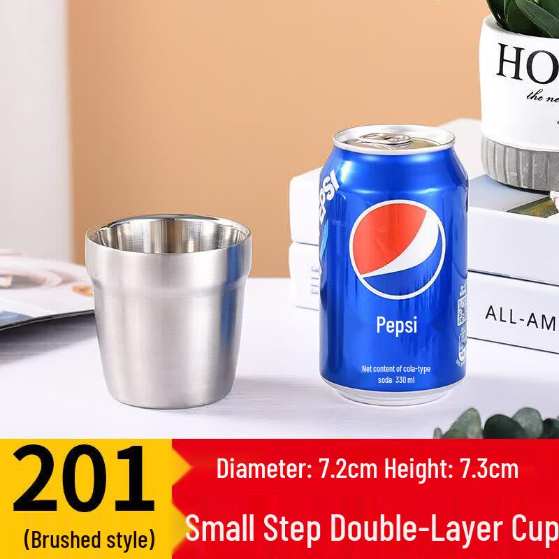 304 Stainless Steel Double-Layer Cup