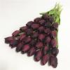 Free Shipping 31PCS/LOT PU Mini Tulip Artificial Flower Real Touch Wedding Floral Bouquet Christmas Home Party Decoration Gifts