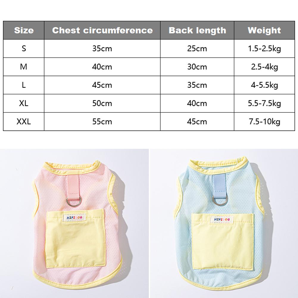 Dog Cool and Comfortable Summer Dog Two Leg Clothes Teddy Yorkshire Breathable Clothing Pet Supplies