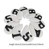10Pcs Golf Iron Covers Set Fashion Training Equipment Wrap Headcovers for Most Player
