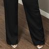 2-teiliges Sommer-Outfit für Damen, Rundhalsausschnitt, kurze Ärmel, bauchfreies Top, Kordelzug, weites Bein, Hosen-Set, lässiger Trainingsanzug, Lounge-Set