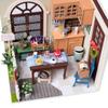 Tsukurundesu® DIY Miniature House Dollhouse DGM Series (My Dining) with Japanese Instructions