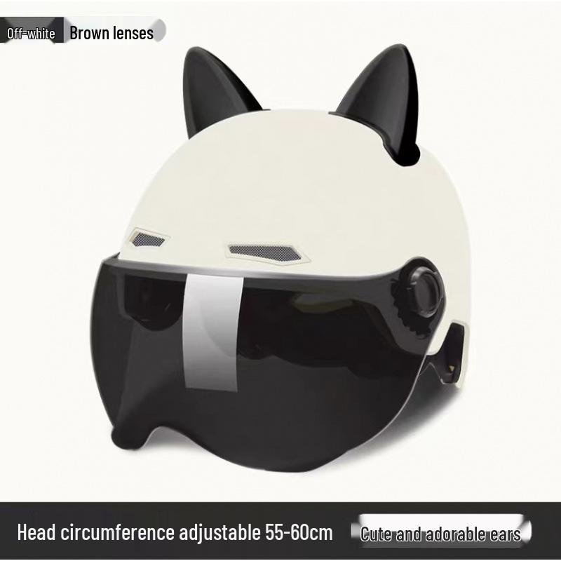 

All-Season Certified Electric Vehicle Helmet for Men & Women – Universal Motorcycle & Scooter Safety Helmet, Meets Summer National Standards Universal Size