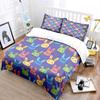 Cute colorful bunny pattern Bedding Set for Kids Luxury Gift 3pcs Digital Print Comforter Set Soft Comfortable Breathable