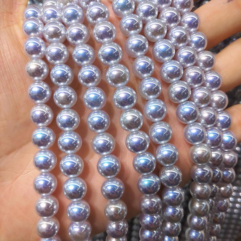 Aurora Mirror Light Bulb - AKoy Tennyo Grade Iridescent Mabe Pearl Dazzling