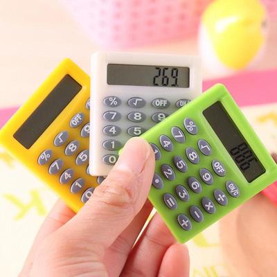 "Nouveau Mini Calculateur Carré Multifonction - Cadeau Étudiant Coloré Unique"