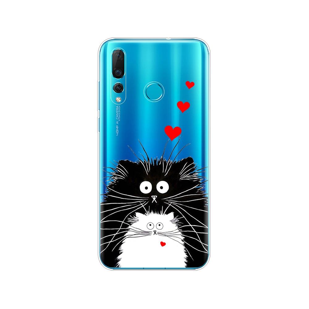 Mobile Silicon Phone Bag Case For Huawei Nova 4 4e Case Soft TPU Back Phone Cover For Nova4 nova4E Cover Protective Back Cover