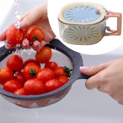 Fruit Drain Basket Keeper Container Reusable Practical Household Refrigerator Organization Kitchen