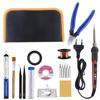 90W Electric Soldering Iron Adjustable Temperature LCD Digital Display 110V 220V Solder Welding Desoldering Tools Kit