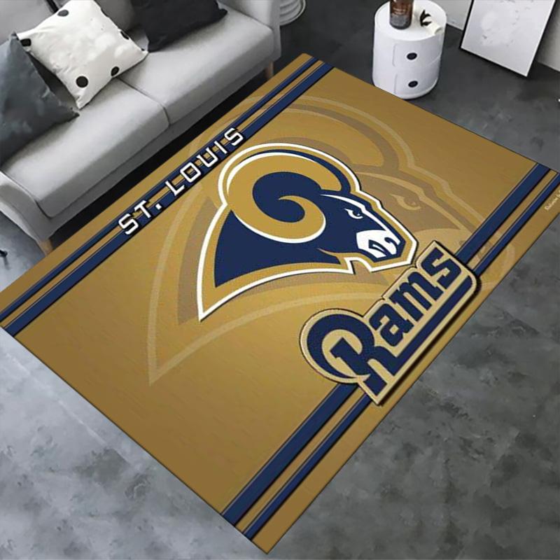 Los Angeles Rams Carpet Rug for Living Room Bedroom Home Sofa Decoration,Kids Play Non-slip Floor Mat