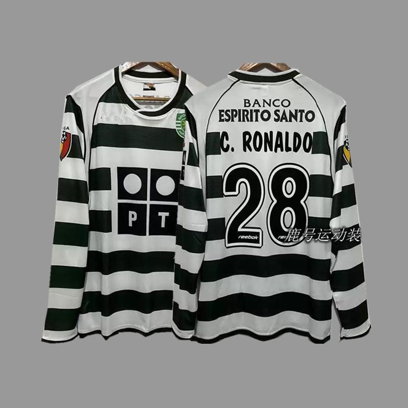 Vintage Long Sleeve Football Jersey Retro Soccer Shirt Men Women Sportswear
