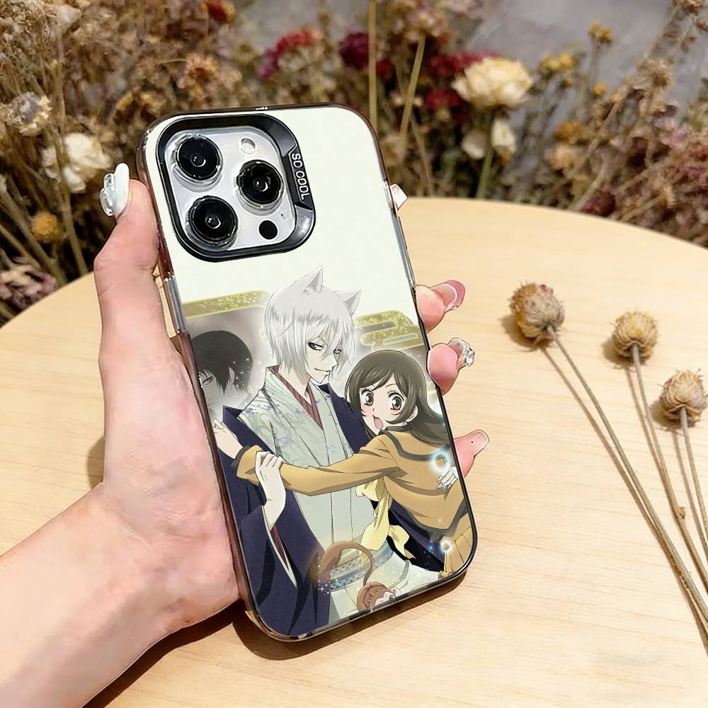 Kamisama Kiss Tomoe X Namami Phone Case For iPhone 17,16,15,14,13,12,11 Plus,Pro Max,XS,Colored Silver Plated Inside Cover