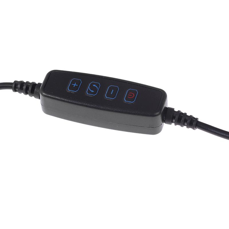 Usb napájecí kabel Multifunkční spínačový ovladač Usb plynulé stmívání 10rychlostní spínací řada Třítónové světlo