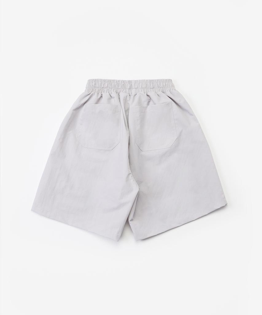 BATTRACT Pocket Nylon Cargo Pants_Light Grey