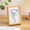 Multi-size Shadow Box Frame Rectangular Natral Wood Black Wooden Photo Frame Acrylic Display Case Dried Flower