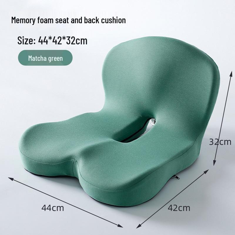 Ofis, Araba veya Öğrenci Sandalyesi için Entegre Bellekli Köpük Koltuk ve Sırtlık Minderi