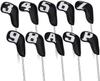 Scott Edward 10PCS Wedge Iron Golf Head Cover Set PU Waterproof and Durable Strong Large Numbers Perfect for Most Brand Clubs Magnetic,
