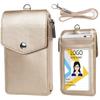 1PC Women Men Work Credit Card Holder Wallet With Neck Strap Zipper Hasp Student Staff ID Card Bus Desk Organizer Purse