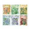 20Pcs/Pack Vintage Plant Flowers PET Waterproof Sticker for DIY Scrapbooking Journal Photo Album Decoration Materials Stickers