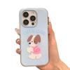 Pink Schoolbag Puppy for IPhone14/15pro for Apple 16 Mobile Phone Case 11 Cute 12pro Niche 13pro