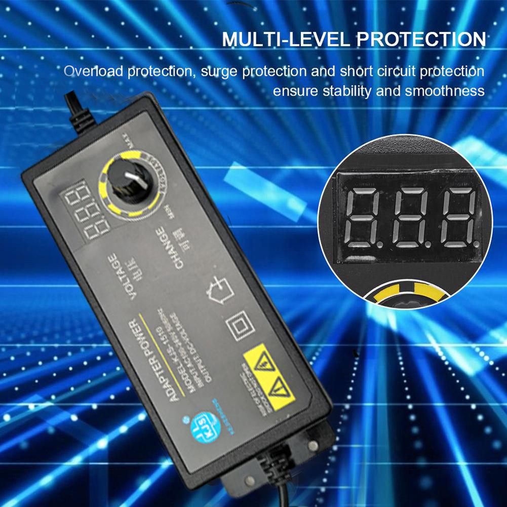 3-12V 8A Power Supply Adapter Universal AC To DC Converter Transformer Power Supply Converter for LED Strip Light Router