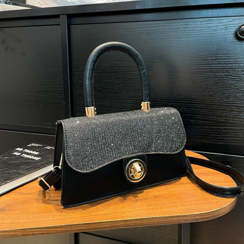 Retro handbag fashionable simple casual small square bag 2025 new shoulder messenger bag