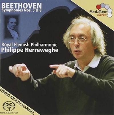

CD ROYAL FLEMISH PHILHARMONIC/ PHILIPP - Beethoven:symphonies Nos. 5 & 8 PTC5186316 PentaTone class 2007 Netherland Classical Used