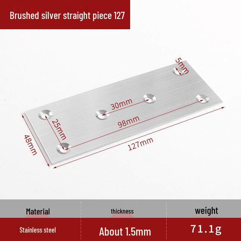 Thickened Stainless Steel 90° L-Shaped Angle Bracket for Shelf and Furniture Support